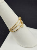 14K Gold Ring - Heart & Star
