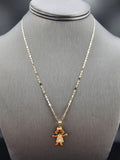 14k Gold Chain w/Pendant - Child