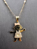 14k Gold Chain w/Pendant - Child