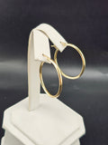 14K Gold Earrings - Huggie Hoops
