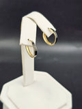 14K Gold Earrings - Huggie Hoops