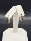 14K Gold Earrings - Huggie Hoops