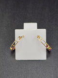 14K Gold Earrings - Huggie Hoops