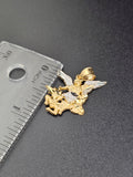 14k Gold Pendant - Saint Michael Archangel & the Devil