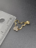 14k Gold Pendant - Mouse