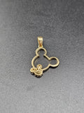 14k Gold Pendant - Mouse