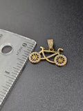 14k Gold Pendant - Bicycle