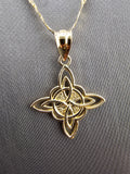 14k Gold Chain w/Pendant - Celtic Knot