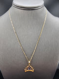 14k Gold Chain w/Pendant - Fifteen