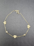 14k Gold Bracelet - Heart