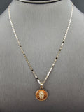 14k Gold Chain w/Pendant - Virgin Mary