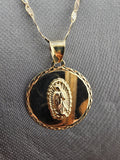 14k Gold Chain w/Pendant - Virgin Mary
