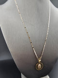 14k Gold Chain w/Pendant - Virgin Mary
