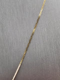 14k Gold Chain w/Pendant - Star of David