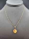 14k Gold Chain w/Pendant - First Communion
