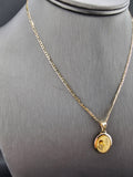 14k Gold Chain w/Pendant - First Communion