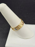 14K Gold Ring - Good Luck