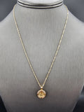 14k Gold Chain w/Pendant - San Benito