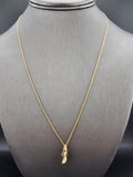 14k Gold Chain w/Pendant - Shoe