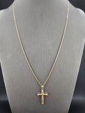 14k Gold Chain w/Pendant - Cross