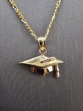 14k Gold Chain w/Pendant - Grad Cap