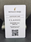 14k Gold Chain - Monaco w/Certificate