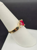 14K Gold Ring - Heart
