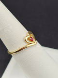 14K Gold Ring - Heart