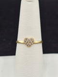 14K Gold Ring - Heart
