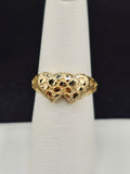 14K Gold Ring - Hearts