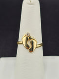 14K Gold Ring - Small Feet