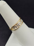 14K Gold Ring - Good Luck