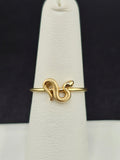 14K Gold Ring - Snake