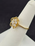 14K Gold Ring - Flower