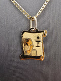 14k Gold Chain w/Pendant & Earrings - My Baptism