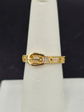 14K Gold Ring - Belt
