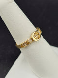 14K Gold Ring - Belt