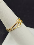 14K Gold Ring - Heart w/Infinity