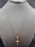 14k Gold Chain w/Pendant - Cross