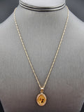 14k Gold Chain w/Pendant - First Holy Communion