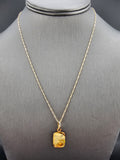 14k Gold Chain w/Pendant - My Baptism