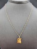 14k Gold Chain w/Pendant - First Holy Communion