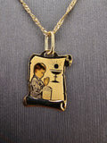 14k Gold Chain w/Pendant - First Holy Communion