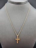 14k Gold Chain w/Pendant - Cross