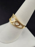 14K Gold Ring - Hearts