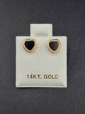 14K Gold Earrings - Hearts
