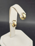 14K Gold Earrings - Huggie Hoops