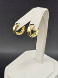 14K Gold Earrings - Huggie Hoops