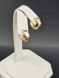 14K Gold Earrings - Huggie Hoops