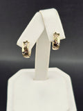 14K Gold Earrings - Huggie Hoops